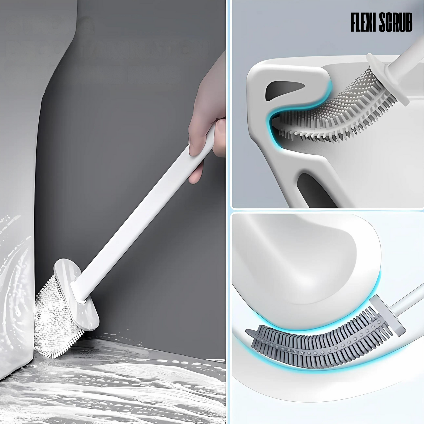 FLEXI SCRUB Silicone Toilet Brush